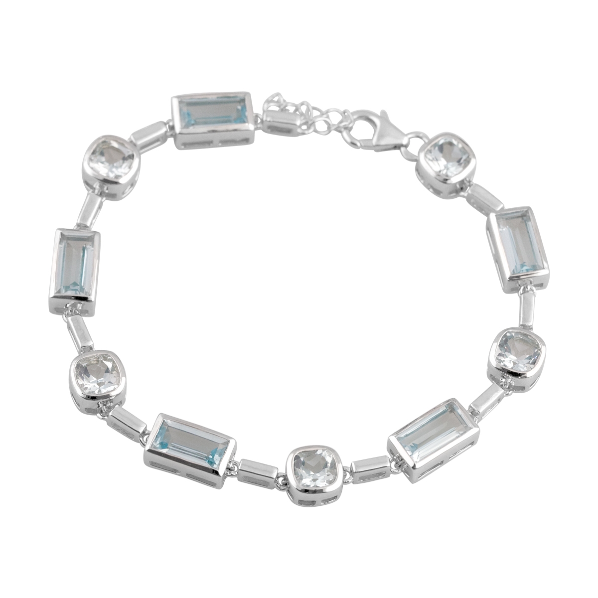 925 white gold bracelet