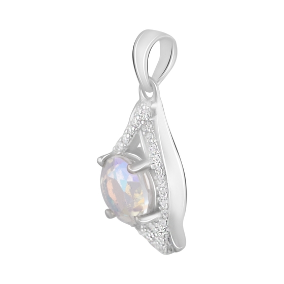 Silver pendant with mystic topaz 2.05ct