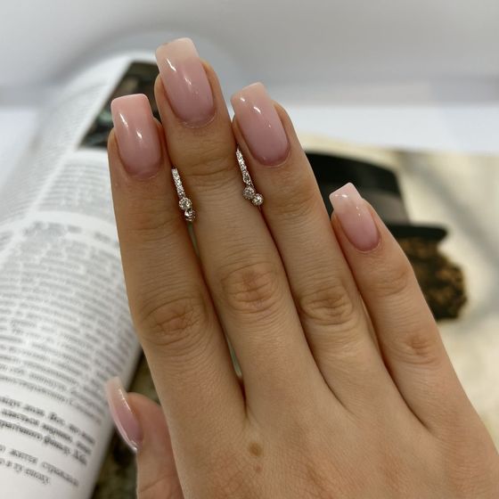 Серебряные серьги с фианитами