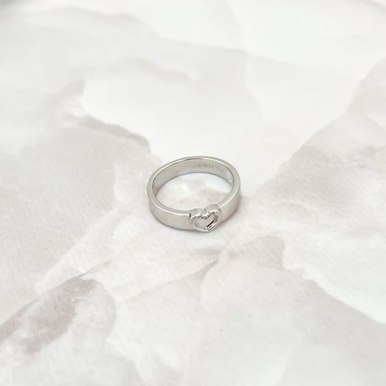 Silver Ring with Fianites