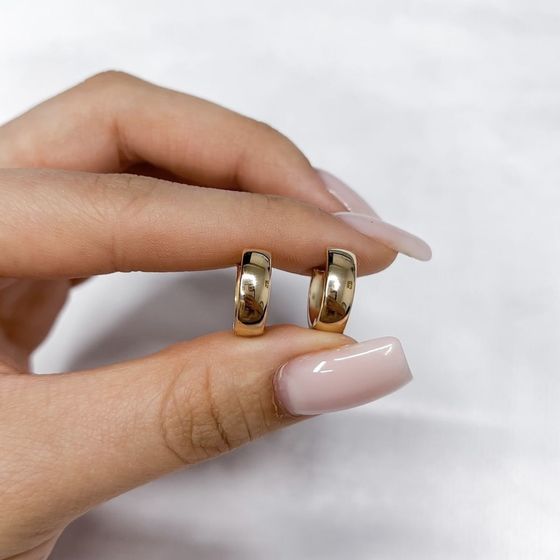 Золотые серьги без камней