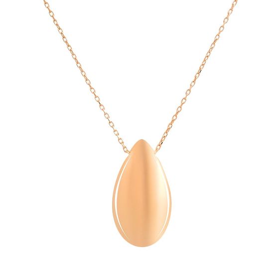 Silver necklace without stones