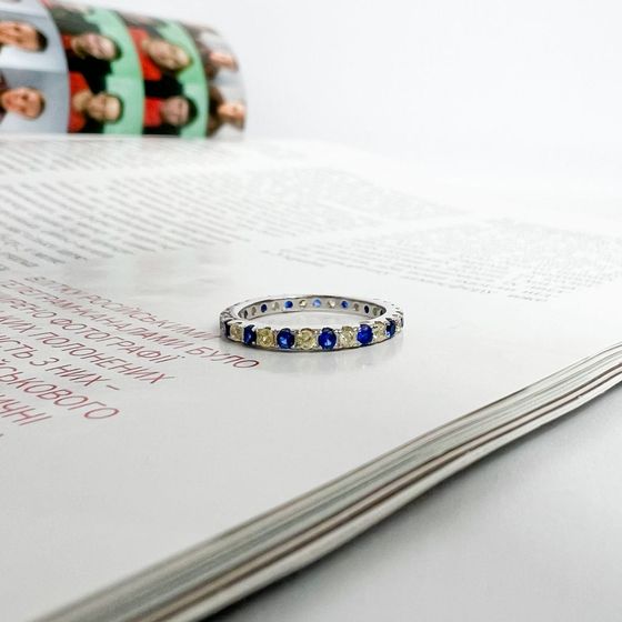 Silver Ring with Fianites