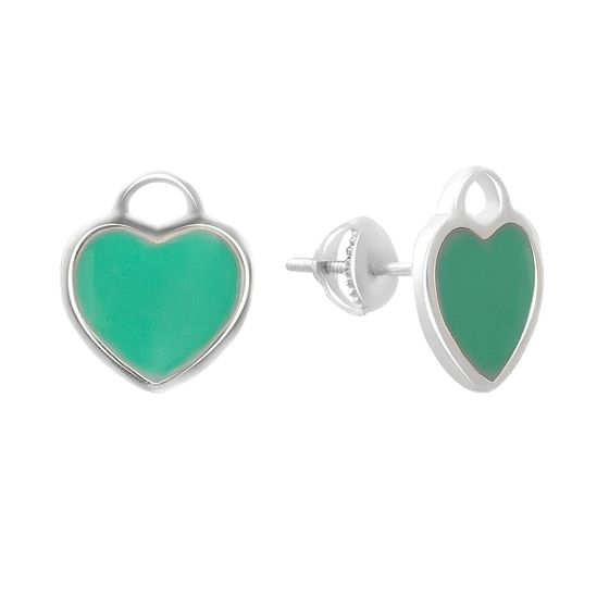 Silver earrings with yemallu