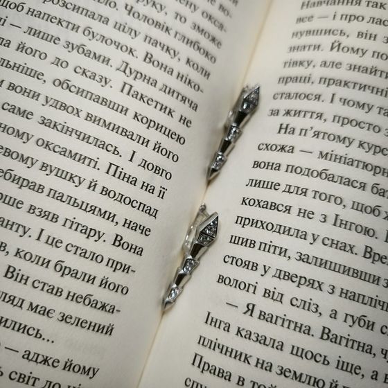 Silver Earrings with Fianites