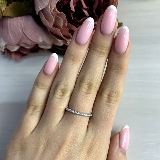 Silver Ring with Fianites