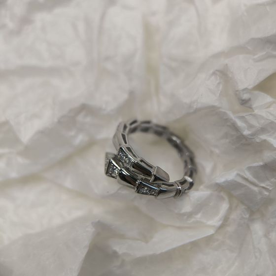 Silver Ring with Fianites