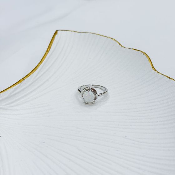 Серебряное кольцо с опалом 0.906ct