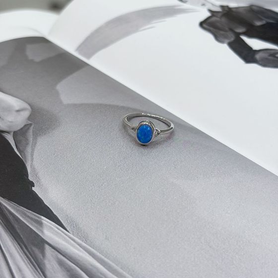 Срібна каблучка з опалом 0.467ct