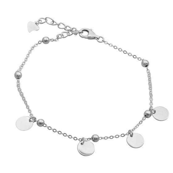 Silver bracelet without stones