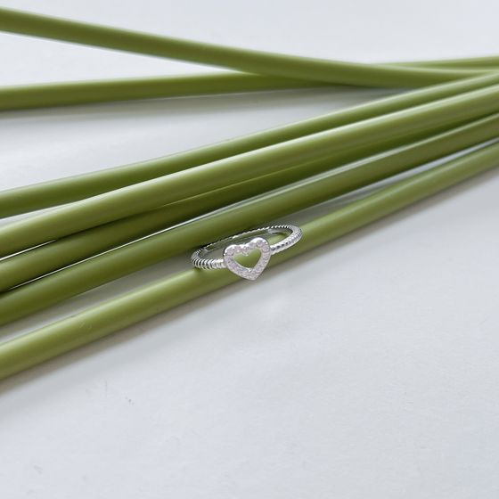 Silver Ring with Fianites