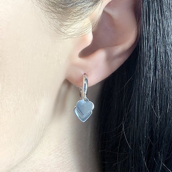 Серебряные серьги без камней