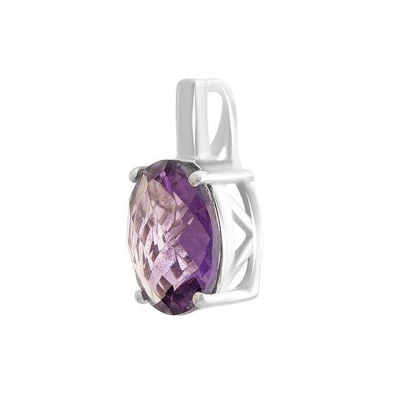 Серебряная подвеска с аметистом 2.117ct