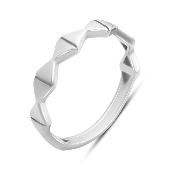 Silver ring without stones