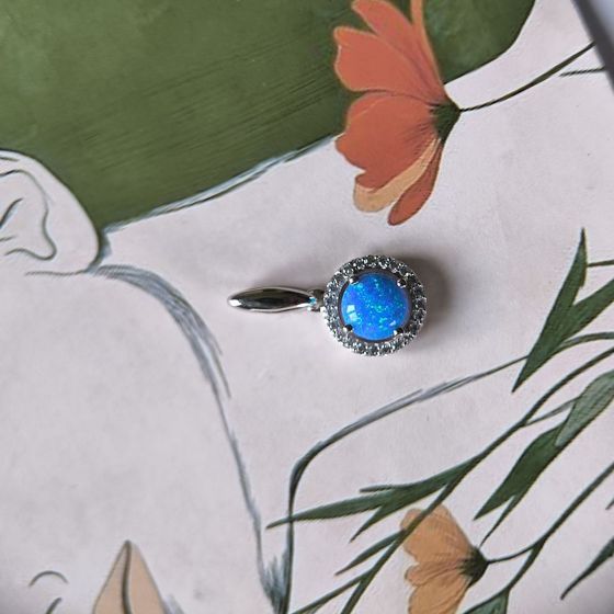 Серебряная подвеска с опалом 1.229ct