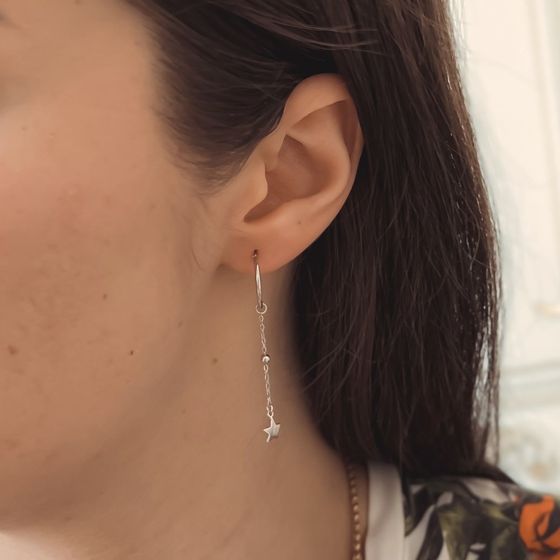 Срібні сережки без каменів