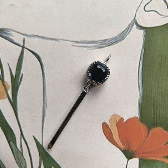 Срібна підвіска з сапфіром nano 0.93ct