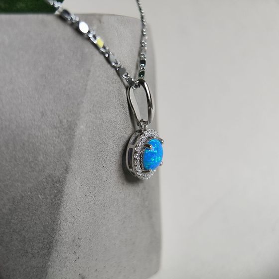 Серебряная подвеска с опалом 1.229ct