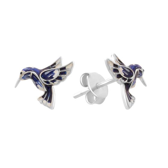 Silver earrings with yemallu