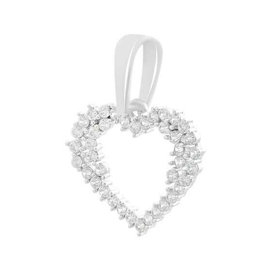 Золотая подвеска с фианитами 0.4ct