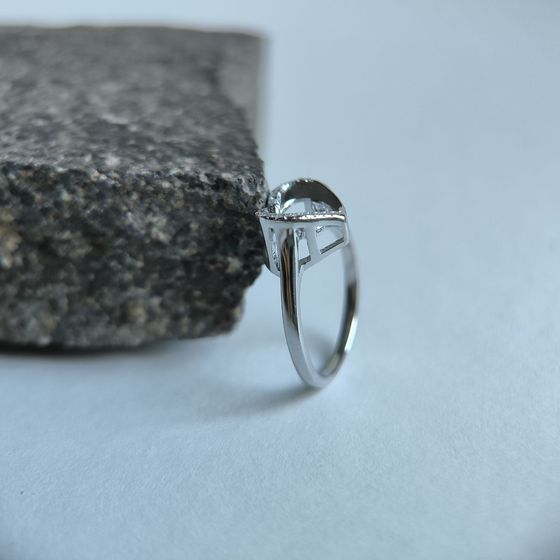 Silver Ring with Fianites