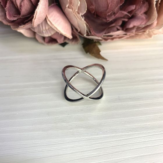 Silver ring without stones