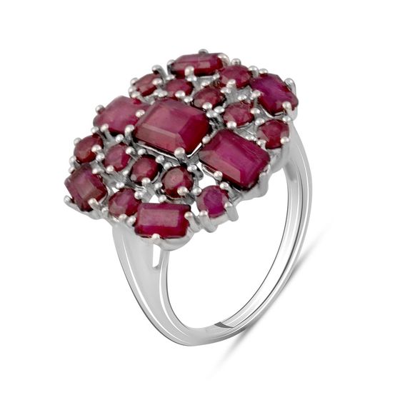 Серебряное кольцо с рубином 1.517ct