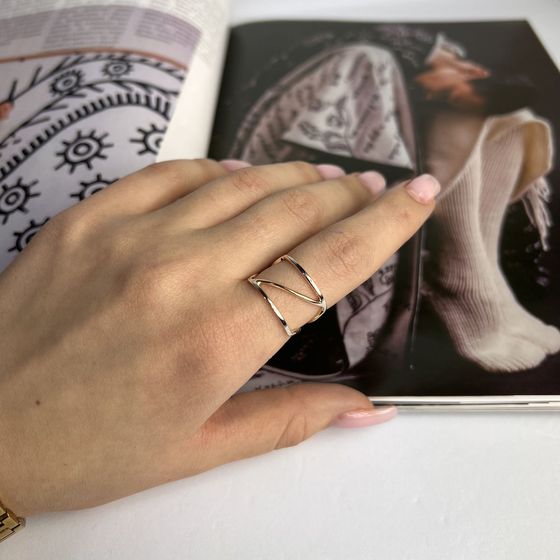 Золотое кольцо без камней