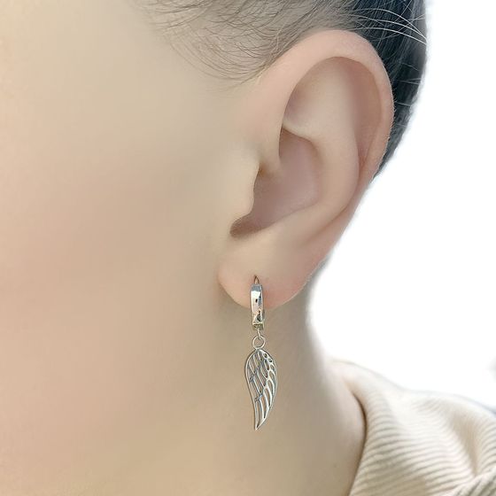 Срібні сережки без каменів