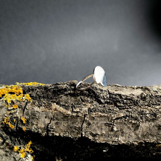 Silver Ring with Fianites