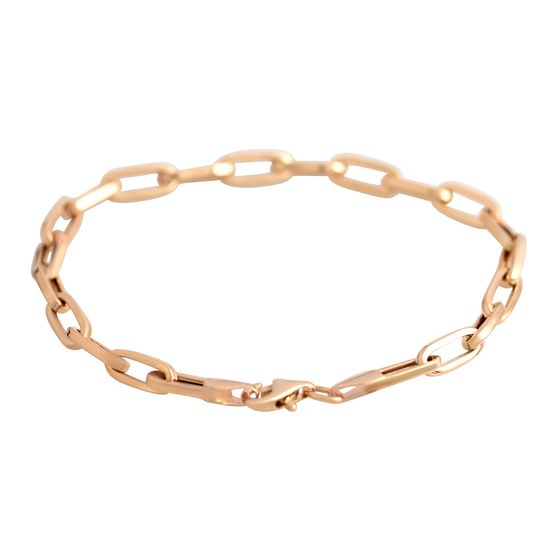 Gold bracelet without stones