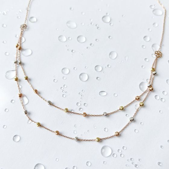 Золотое колье без камней