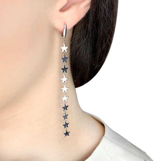 Срібні сережки без каменів