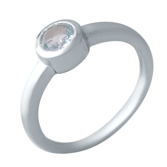 Серебряное кольцо с топазом 1.017ct