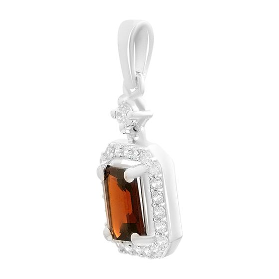 Срібна підвіска з гранатом 1.631ct
