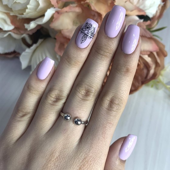 Silver ring without stones