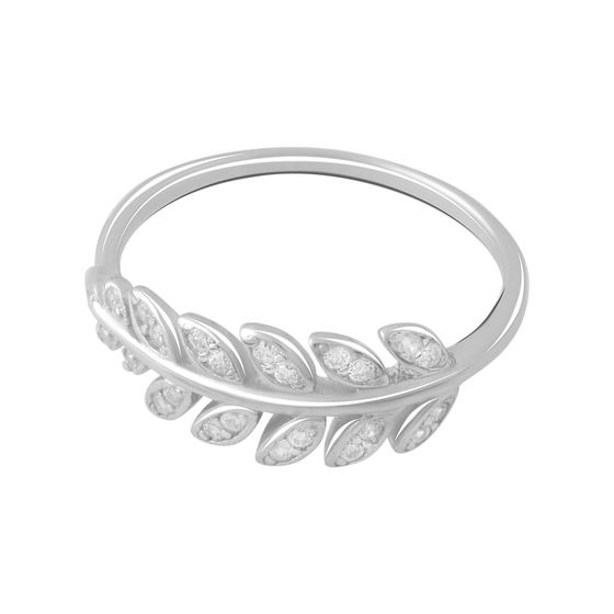 Silver Ring with Fianites