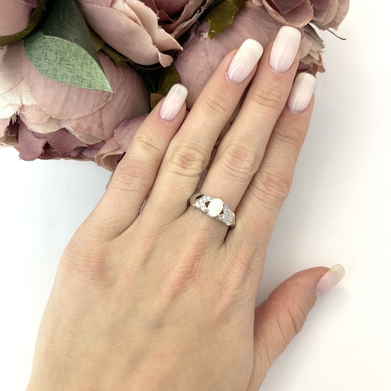 Срібна каблучка з опалом 0.313ct