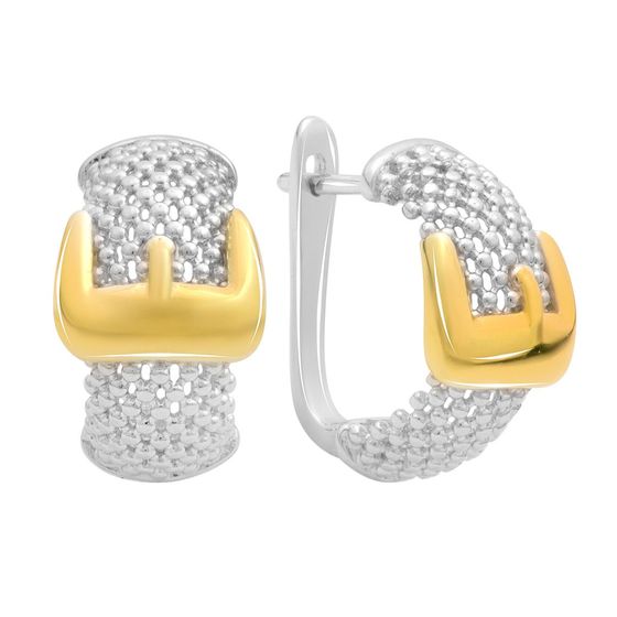 Срібні сережки без каменів