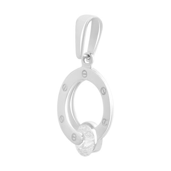 Золотая подвеска с фианитами 0.3ct