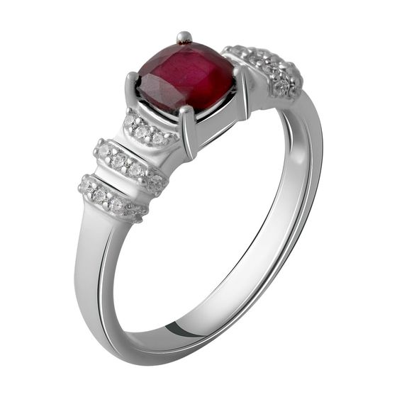 Серебряное кольцо с рубином 1.692ct