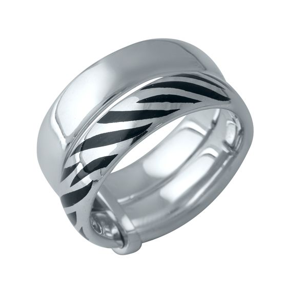 Silver ring without stones