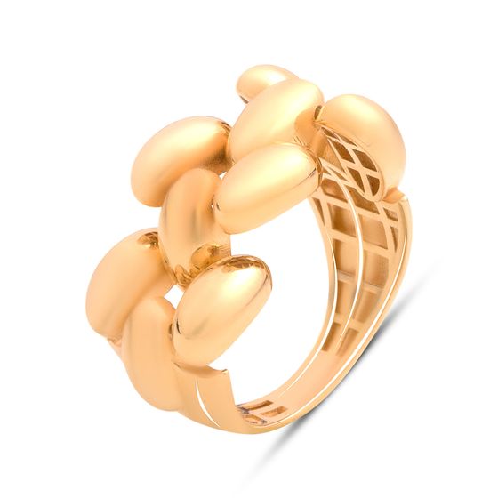 Золотое кольцо без камней