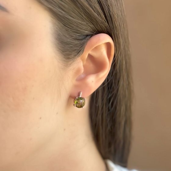 Серебряное кольцо с султанитом