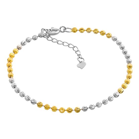 Silver bracelet without stones