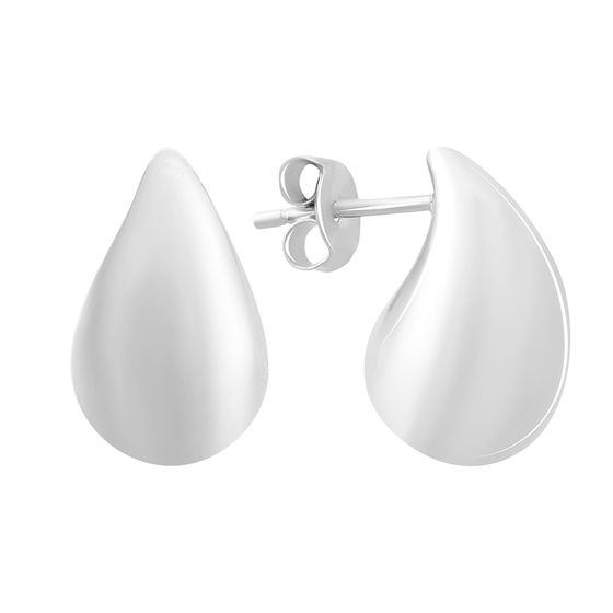 Срібні сережки без каменів