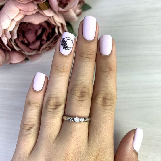 Silver Ring with Fianites