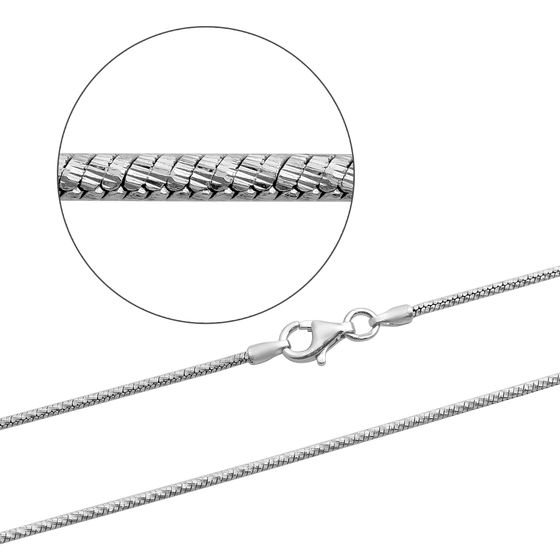 Silver chain without stones