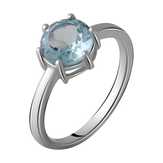 Серебряное кольцо с топазом 2.188ct