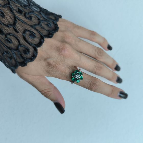 Серебряное кольцо с агатом 0.713ct